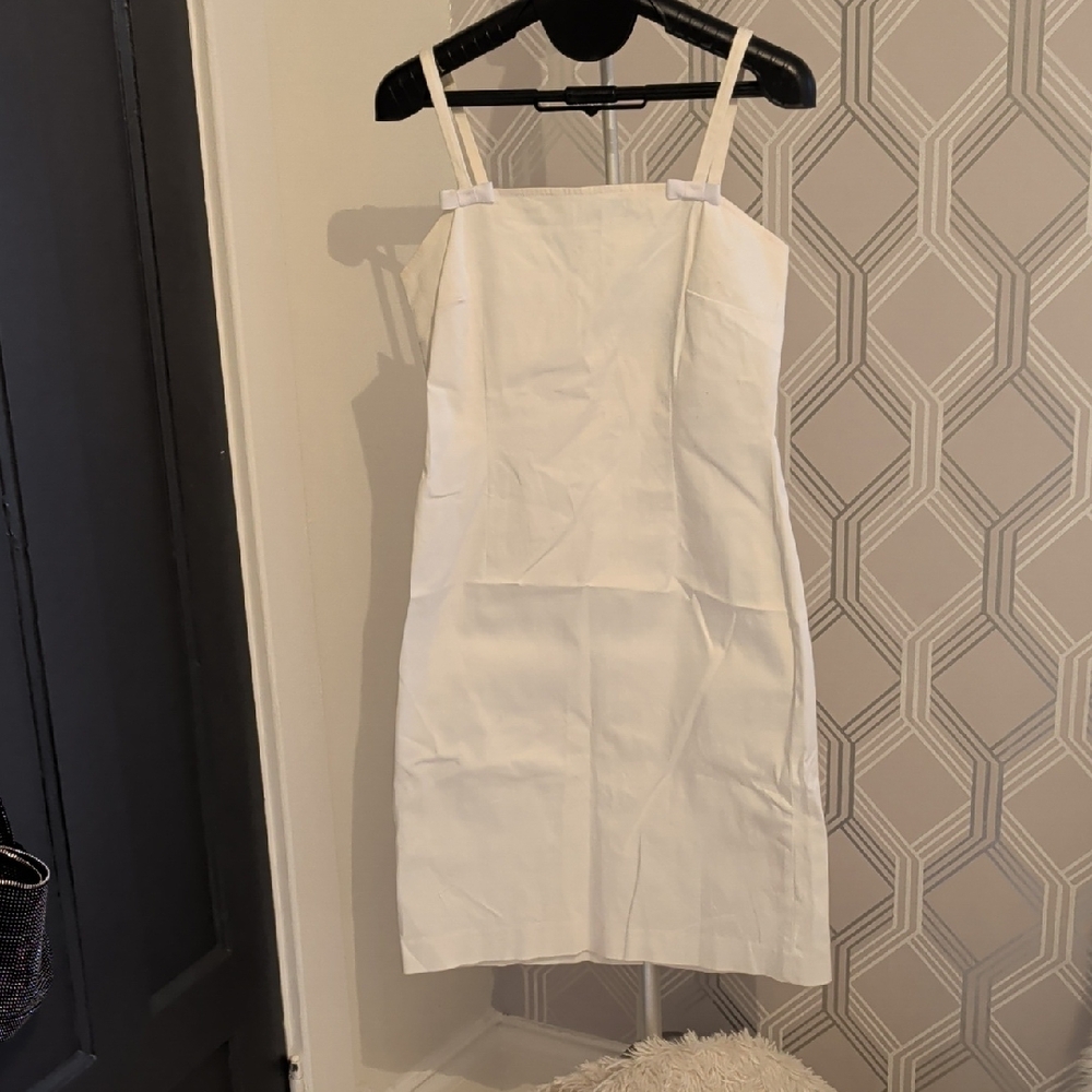Club Monaco Ivory Sleeveless Dress
